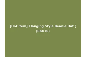 [Hot Item] Flanging Style Beanie Hat (JRK010)