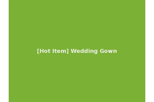 [Hot Item] Wedding Gown