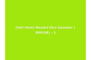 [Hot Item] Men's Sweater (MM108) - 3
