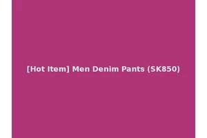 [Hot Item] Men Denim Pants (SK850)