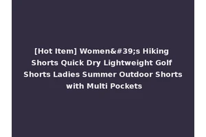 [Hot Item] Women's Hiking Shorts Quick Dry Lightweight Golf Shorts Ladies Summer Outdoor Shorts with Multi Pockets
