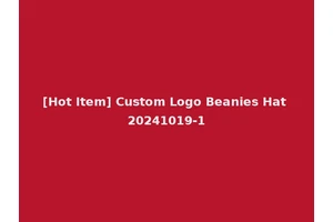 [Hot Item] Custom Logo Beanies Hat 20241019-1