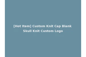 [Hot Item] Custom Knit Cap Blank Skull Knit Custom Logo