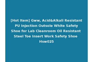 [Hot Item] Gww, Acid&Alkali Resistant PU Injection Outsole White Safety Shoe for Lab Cleanroom Oil Resistant Steel Toe Insert Work Safety Shoe Hsw025