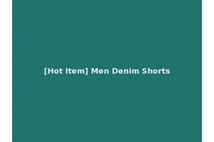 [Hot Item] Men Denim Shorts