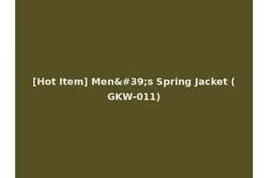 [Hot Item] Men's Spring Jacket (GKW-011)