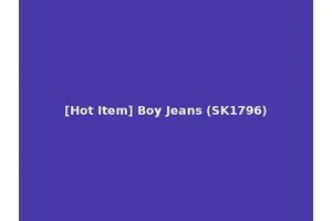 [Hot Item] Boy Jeans (SK1796)