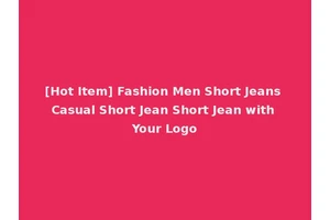 [Hot Item] Fashion Men Short Jeans Casual Short Jean Short Jean with Your Logo