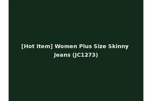 [Hot Item] Women Plus Size Skinny Jeans (JC1273)