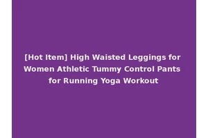 [Hot Item] High Waisted Leggings for Women Athletic Tummy Control Pants for Running Yoga Workout