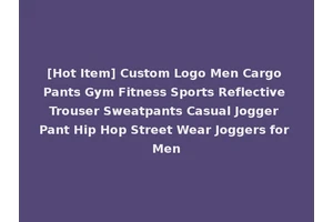 [Hot Item] Custom Logo Men Cargo Pants Gym Fitness Sports Reflective Trouser Sweatpants Casual Jogger Pant Hip Hop Street Wear Joggers for Men