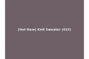 [Hot Item] Knit Sweater (015)