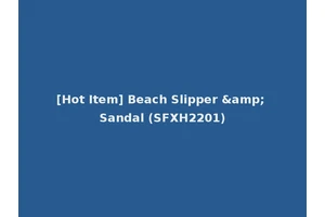 [Hot Item] Beach Slipper &amp; Sandal (SFXH2201)