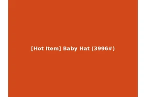 [Hot Item] Baby Hat (3996#)