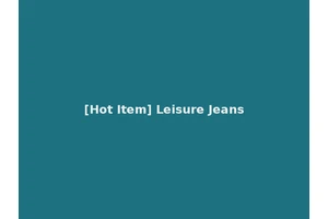 [Hot Item] Leisure Jeans