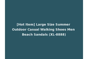 [Hot Item] Large Size Summer Outdoor Casual Walking Shoes Men Beach Sandals (XL-8888)