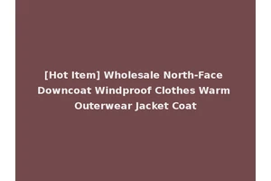 [Hot Item] Wholesale North-Face Downcoat Windproof Clothes Warm Outerwear Jacket Coat