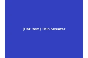 [Hot Item] Thin Sweater
