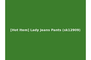 [Hot Item] Lady Jeans Pants (sk12909)