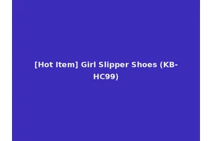 [Hot Item] Girl Slipper Shoes (KB-HC99)