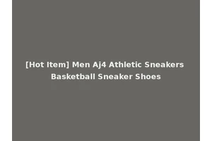 [Hot Item] Men Aj4 Athletic Sneakers Basketball Sneaker Shoes