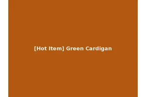 [Hot Item] Green Cardigan