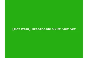 [Hot Item] Breathable Skirt Suit Set