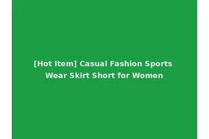 [Hot Item] Casual Fashion Sports Wear Skirt Short for Women