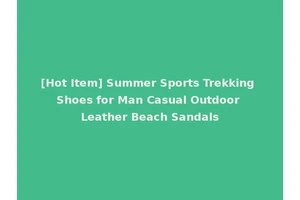 [Hot Item] Summer Sports Trekking Shoes for Man Casual Outdoor Leather Beach Sandals