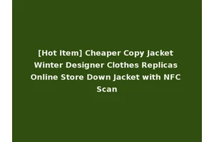 [Hot Item] Cheaper Copy Jacket Winter Designer Clothes Replicas Online Store Down Jacket with NFC Scan