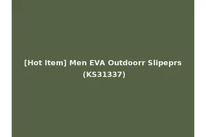 [Hot Item] Men EVA Outdoorr Slipeprs (KS31337)