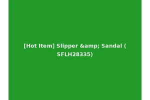 [Hot Item] Slipper &amp; Sandal (SFLH28335)