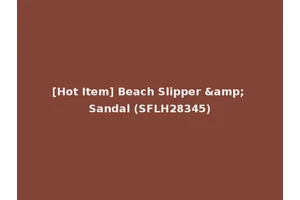 [Hot Item] Beach Slipper &amp; Sandal (SFLH28345)