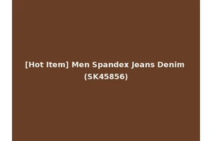 [Hot Item] Men Spandex Jeans Denim (SK45856)
