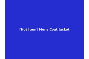 [Hot Item] Mens Coat Jacket