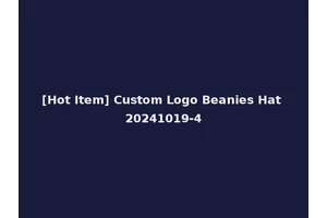 [Hot Item] Custom Logo Beanies Hat 20241019-4