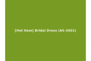 [Hot Item] Bridal Dress (AS-3001)
