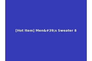 [Hot Item] Men's Sweater 8