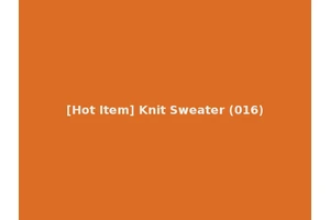 [Hot Item] Knit Sweater (016)