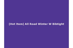 [Hot Item] All Road Winter W Bibtight