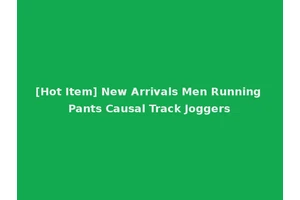 [Hot Item] New Arrivals Men Running Pants Causal Track Joggers