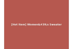 [Hot Item] Women's Sweater