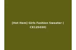 [Hot Item] Girls Fashion Sweater (CX12S030)
