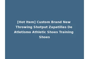 [Hot Item] Custom Brand New Throwing Shotput Zapatillas De Atletismo Athletic Shoes Training Shoes