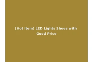 [Hot Item] LED Lights Shoes with Good Price