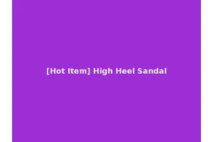 [Hot Item] High Heel Sandal