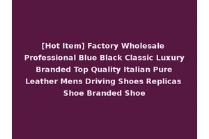 [Hot Item] Factory Wholesale Professional Blue Black Classic Luxury Branded Top Quality Italian Pure Leather Mens Driving Shoes Replicas Shoe Branded Shoe