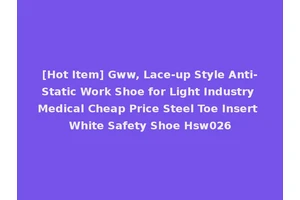 [Hot Item] Gww, Lace-up Style Anti-Static Work Shoe for Light Industry Medical Cheap Price Steel Toe Insert White Safety Shoe Hsw026