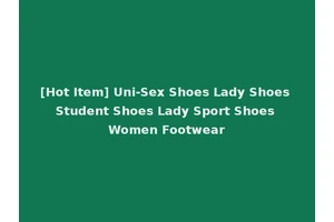 [Hot Item] Uni-Sex Shoes Lady Shoes Student Shoes Lady Sport Shoes Women Footwear