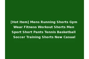 [Hot Item] Mens Running Shorts Gym Wear Fitness Workout Shorts Men Sport Short Pants Tennis Basketball Soccer Training Shorts New Casual